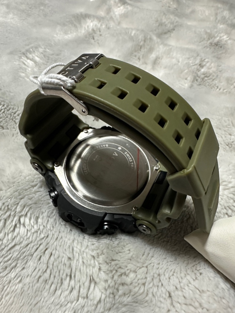 Activa x Invicta Dual Time Black Ops Watch Olive Green NWT - Picture 7 of 7